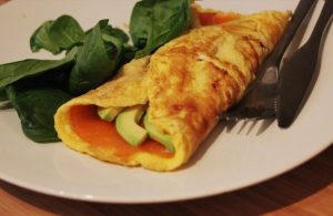 paleo omelet met zalm